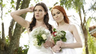 Thong and Stockings at the Lez Wedding - бесплатное секс видео YOUPORN.ZONE