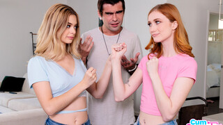 Смотри Step Family Fun - Double Facial for Brunette & Blonde - лучшее порно на YOUPORN.ZONE