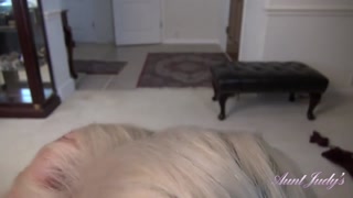 Blonde MILF Auntie Liz - POV BJ with Small Tits - бесплатное секс видео YOUPORN.ZONE