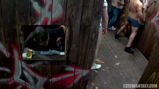 European Tattooed MILF in Czech Gloryhole 9 - бесплатное секс видео YOUPORN.ZONE