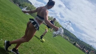 Смотри Natural Tits Cheerleaders: Double Blowjob - лучшее порно на YOUPORN.ZONE